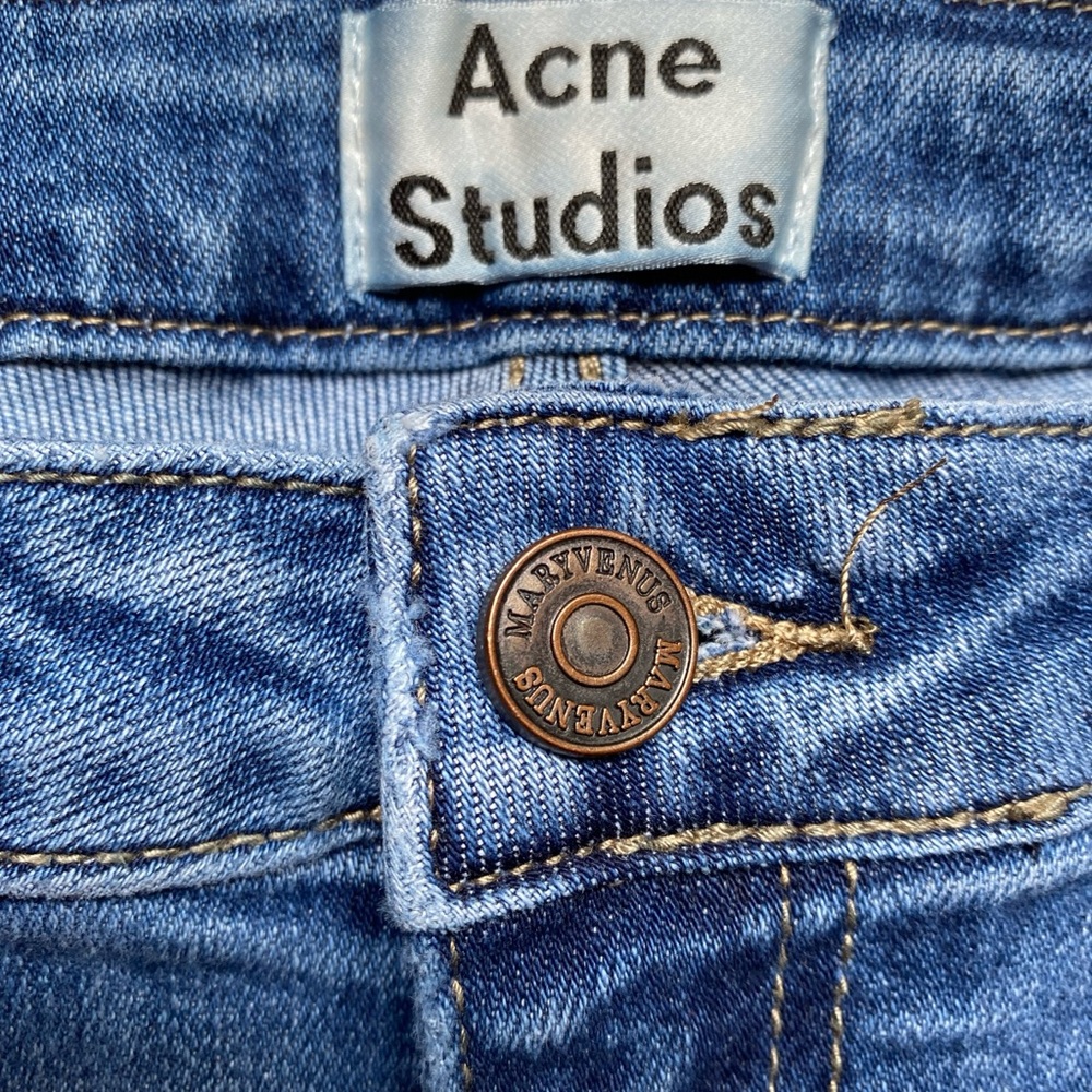 ACNE STUDIOS Skin Jeans/Blue Jeans Size~30 - Picture 2 of 3